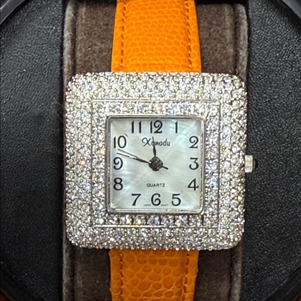 Xanadu Watch with Rhinestones Bezel - Picture 2 of 3